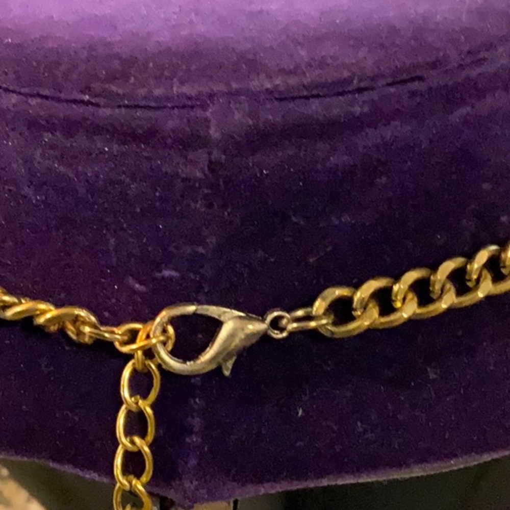 Multi Colored, Costume Statement Necklace - image 2